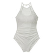 MENUET｜Shishi Halter Monokini （シシ ホルター モノキニ ワンピース｜ブラパッド無し）