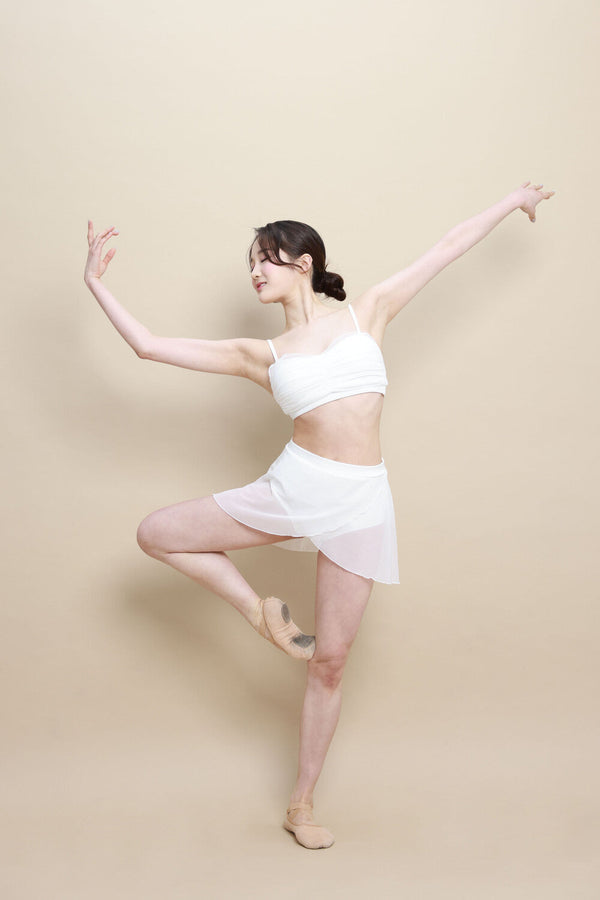 FORALL｜Marybell Shirring Top-pastel（メリーベルトップ｜ブラパッドなし）