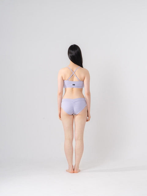 Forall V-cut Low Pants-pastel